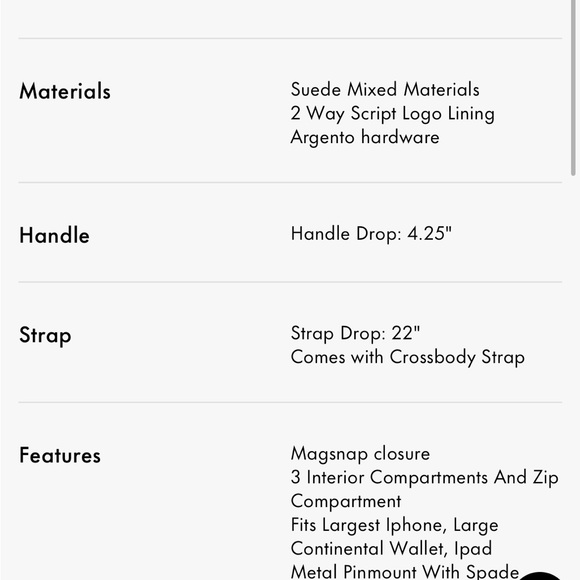 Kate Spade Mustard Yellow Suede Shoulder Bag - Picture 3 of 3